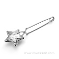 Stainless steel moon/star/sun shaped handle tea infuser